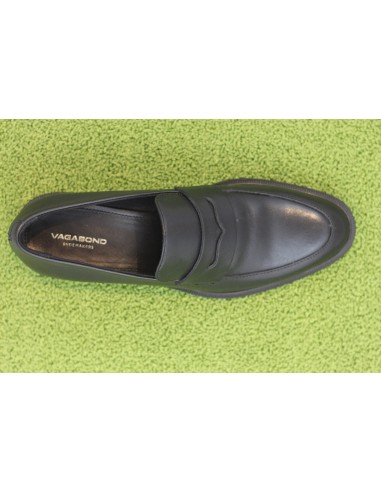 Womens Frances Loafer - Black Leather soldes