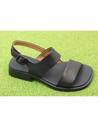 Women's Dana Sandal - Black Leather pas chere