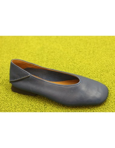 Womens Casi Myra Slip On - Blue Leather la livraison gratuite