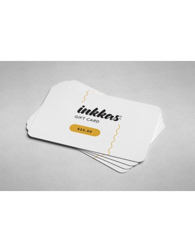 Inkkas Gift Card ($25-$200) en ligne